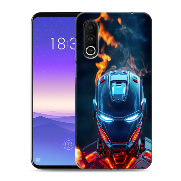 Пластиковый чехол на Meizu 16s Pro с принтом IronMan Железный человек Пластиковый чехол на Meizu 16s Pro с принтом IronMan Железный человек