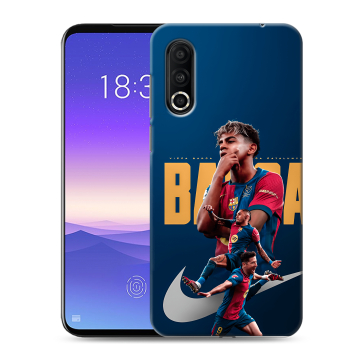 Пластиковый чехол на Meizu 16s Pro с принтом Барселона Barca Yamal 
