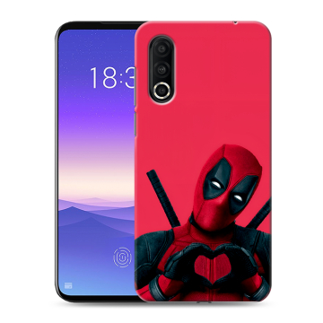 Пластиковый чехол на Meizu 16s Pro с принтом Дедпул Deadpool Пластиковый чехол на Meizu 16s Pro с принтом Дедпул Deadpool