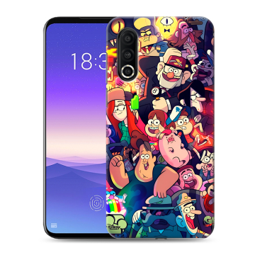 Пластиковый чехол на Meizu 16s Pro с принтом Gravity Falls Гравити Фолз