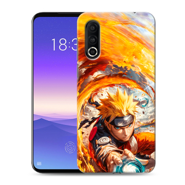 Пластиковый чехол на Meizu 16s Pro с принтом Аниме Наруто Naruto