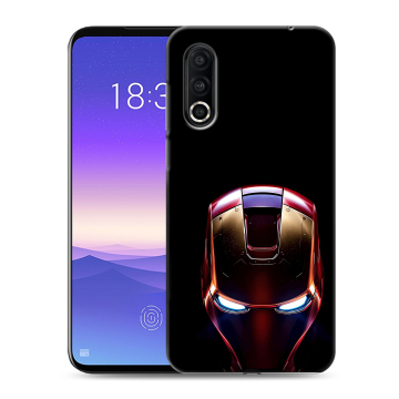 Пластиковый чехол на Meizu 16s Pro с принтом IronMan Железный человек