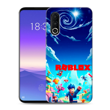 Пластиковый чехол на Meizu 16s Pro с принтом Roblox Роблокс Пластиковый чехол на Meizu 16s Pro с принтом Roblox Роблокс