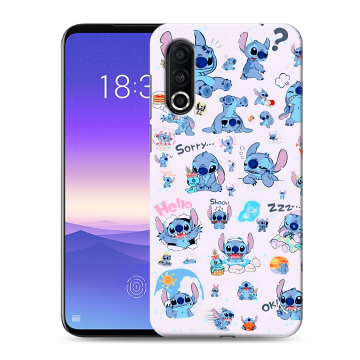 Пластиковый чехол на Meizu 16s Pro с принтом Лило и Стич Пластиковый чехол на Meizu 16s Pro с принтом Лило и Стич