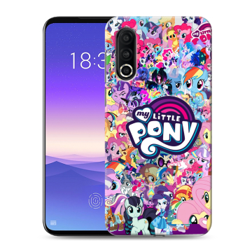 Пластиковый чехол на Meizu 16s Pro с принтом My little pony Дружба чудо