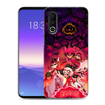 Пластиковый чехол на Meizu 16s Pro с принтом Hazbin Hotel Отель Хазбин