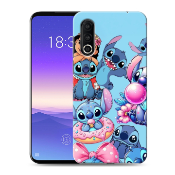 Пластиковый чехол на Meizu 16s Pro с принтом Лило и Стич Пластиковый чехол на Meizu 16s Pro с принтом Лило и Стич