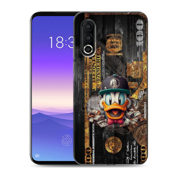 Пластиковый чехол на Meizu 16s Pro с принтом Дональд Дак Доллар