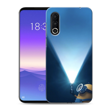 Пластиковый чехол на Meizu 16s Pro с принтом Миньоны