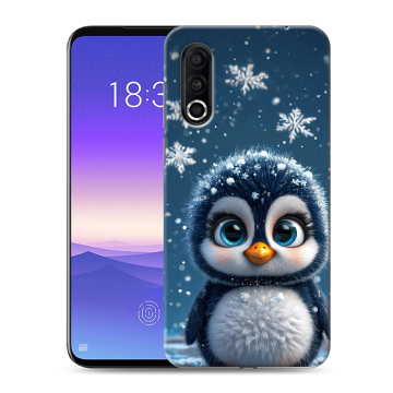 Пластиковый чехол на Meizu 16s Pro с принтом Новый год