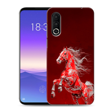 Пластиковый чехол на Meizu 16s Pro с принтом Новый год