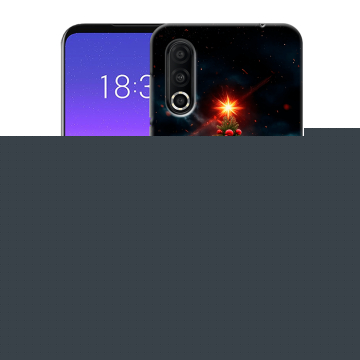 Пластиковый чехол на Meizu 16s Pro с принтом Новый год