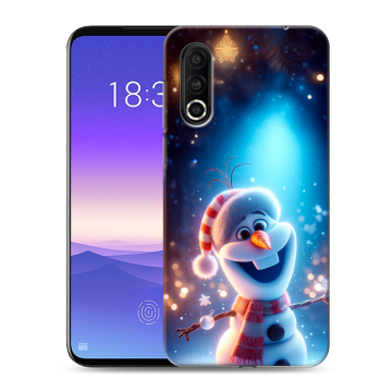Пластиковый чехол на Meizu 16s Pro с принтом Новый год
