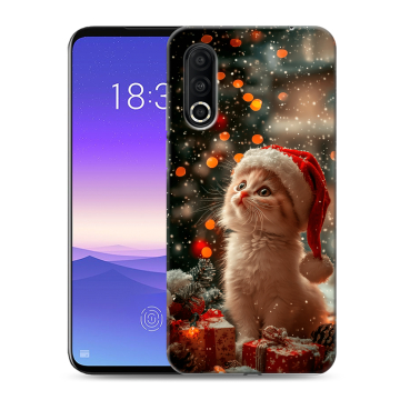 Пластиковый чехол на Meizu 16s Pro с принтом Новый год