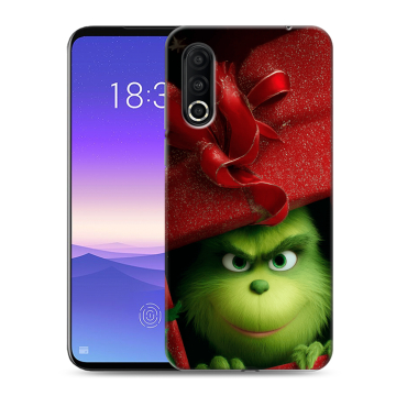 Пластиковый чехол на Meizu 16s Pro с принтом Новый год