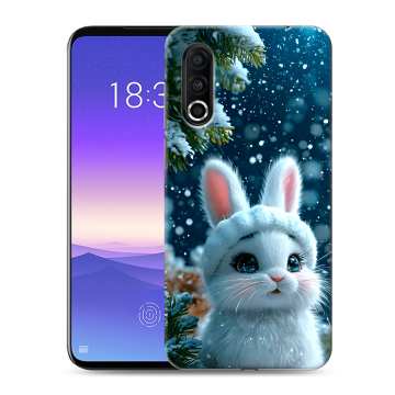 Пластиковый чехол на Meizu 16s Pro с принтом Новый год