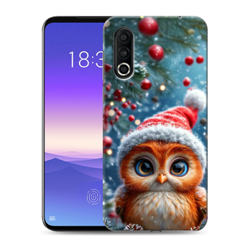 Пластиковый чехол на Meizu 16s Pro с принтом Новый год Пластиковый чехол на Meizu 16s Pro с принтом Новый год