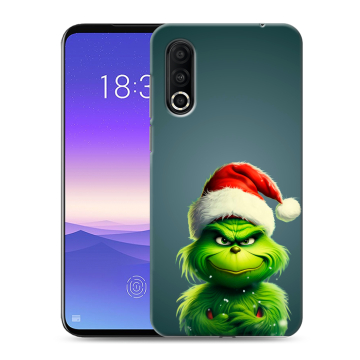 Пластиковый чехол на Meizu 16s Pro с принтом Новый год Пластиковый чехол на Meizu 16s Pro с принтом Новый год