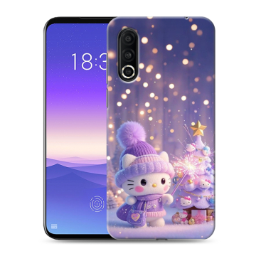 Пластиковый чехол на Meizu 16s Pro с принтом Новый год Пластиковый чехол на Meizu 16s Pro с принтом Новый год