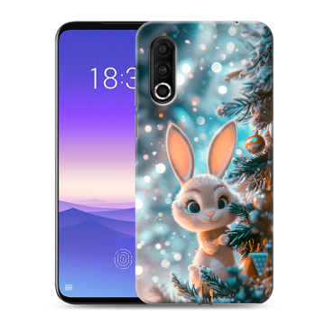 Пластиковый чехол на Meizu 16s Pro с принтом Новый год Пластиковый чехол на Meizu 16s Pro с принтом Новый год