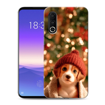 Пластиковый чехол на Meizu 16s Pro с принтом Новый год Пластиковый чехол на Meizu 16s Pro с принтом Новый год