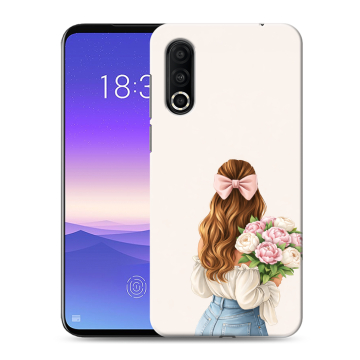 Пластиковый чехол на Meizu 16s Pro с принтом женский