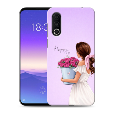 Пластиковый чехол на Meizu 16s Pro с принтом женский