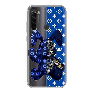 Силиконовый противоударный чехол на Xiaomi RedMi Note 8T с принтом Луи робот Силиконовый противоударный чехол на Xiaomi RedMi Note 8T с принтом Луи робот