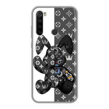 Силиконовый противоударный чехол на Xiaomi RedMi Note 8T с принтом Луи робот