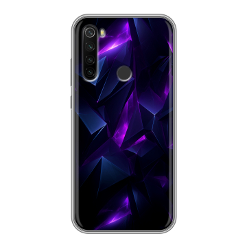 Силиконовый противоударный чехол на Xiaomi RedMi Note 8T с принтом Абстракиция