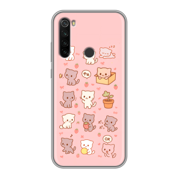 Силиконовый противоударный чехол на Xiaomi RedMi Note 8T с принтом Hello Kitty Хелоу Кити Силиконовый противоударный чехол на Xiaomi RedMi Note 8T с принтом Hello Kitty Хелоу Кити