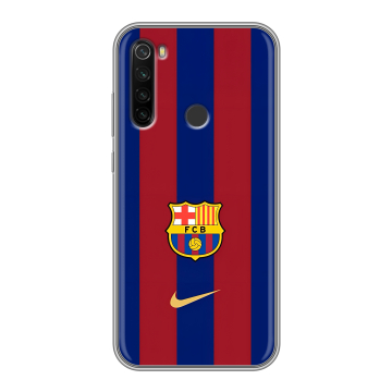 Силиконовый противоударный чехол на Xiaomi RedMi Note 8T с принтом Барселона Barcelona Силиконовый противоударный чехол на Xiaomi RedMi Note 8T с принтом Барселона Barcelona