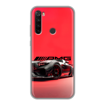 Силиконовый противоударный чехол на Xiaomi RedMi Note 8T с принтом Мерседес Mercedes AMG Силиконовый противоударный чехол на Xiaomi RedMi Note 8T с принтом Мерседес Mercedes AMG