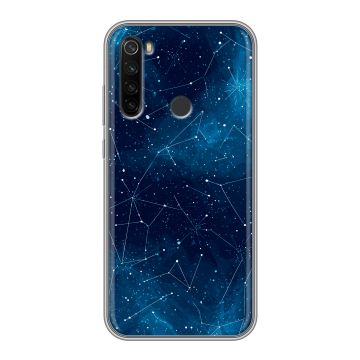 Силиконовый противоударный чехол на Xiaomi RedMi Note 8T с принтом Космос звезды Силиконовый противоударный чехол на Xiaomi RedMi Note 8T с принтом Космос звезды