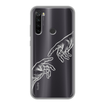Силиконовый противоударный чехол на Xiaomi RedMi Note 8T с принтом Сотворение мира Силиконовый противоударный чехол на Xiaomi RedMi Note 8T с принтом Сотворение мира