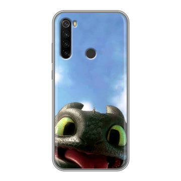 Силиконовый противоударный чехол на Xiaomi RedMi Note 8T с принтом Как приручить дракона Силиконовый противоударный чехол на Xiaomi RedMi Note 8T с принтом Как приручить дракона