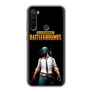 Силиконовый противоударный чехол на Xiaomi RedMi Note 8T с принтом PUGB ПАГБ Силиконовый противоударный чехол на Xiaomi RedMi Note 8T с принтом PUGB ПАГБ