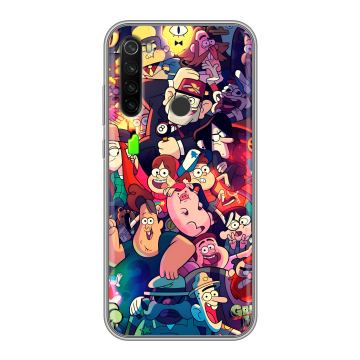 Силиконовый противоударный чехол на Xiaomi RedMi Note 8T с принтом Gravity Falls Гравити Фолз Силиконовый противоударный чехол на Xiaomi RedMi Note 8T с принтом Gravity Falls Гравити Фолз