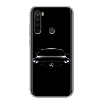 Силиконовый противоударный чехол на Xiaomi RedMi Note 8T с принтом Mercedes Мерседес