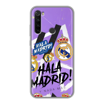 Силиконовый противоударный чехол на Xiaomi RedMi Note 8T с принтом Real Madrid Реал Мадрид