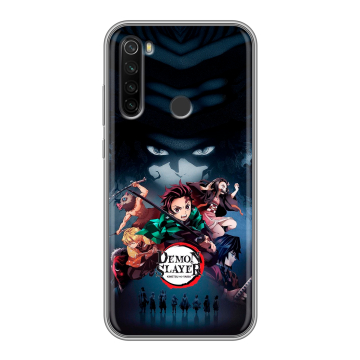 Силиконовый противоударный чехол на Xiaomi RedMi Note 8T с принтом Demon Slayer Клинок рассекающий демонов Силиконовый противоударный чехол на Xiaomi RedMi Note 8T с принтом Demon Slayer Клинок рассекающий демонов