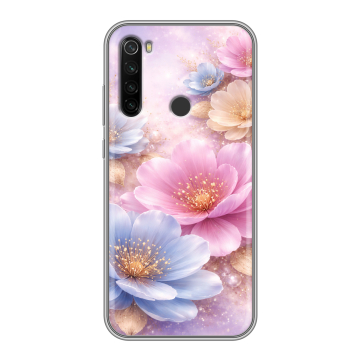 Силиконовый противоударный чехол на Xiaomi RedMi Note 8T с принтом женский Силиконовый противоударный чехол на Xiaomi RedMi Note 8T с принтом женский