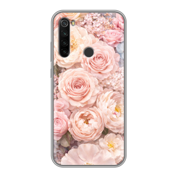 Силиконовый противоударный чехол на Xiaomi RedMi Note 8T с принтом женский Силиконовый противоударный чехол на Xiaomi RedMi Note 8T с принтом женский