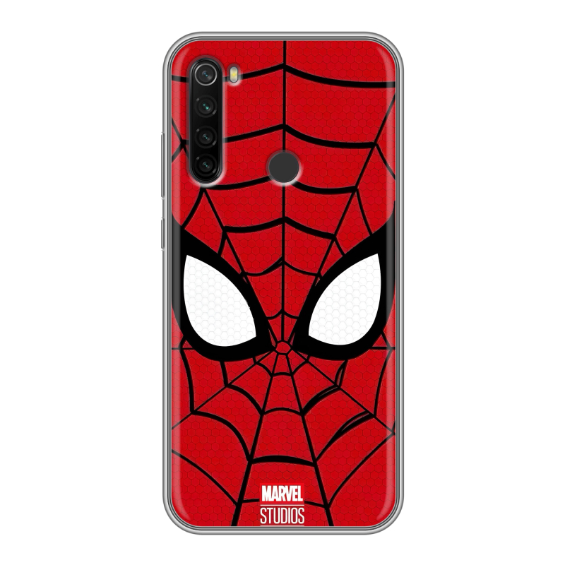 Силиконовый противоударный чехол на Xiaomi RedMi Note 8T с принтом человек паук spiderman Силиконовый противоударный чехол на Xiaomi RedMi Note 8T с принтом человек паук spiderman