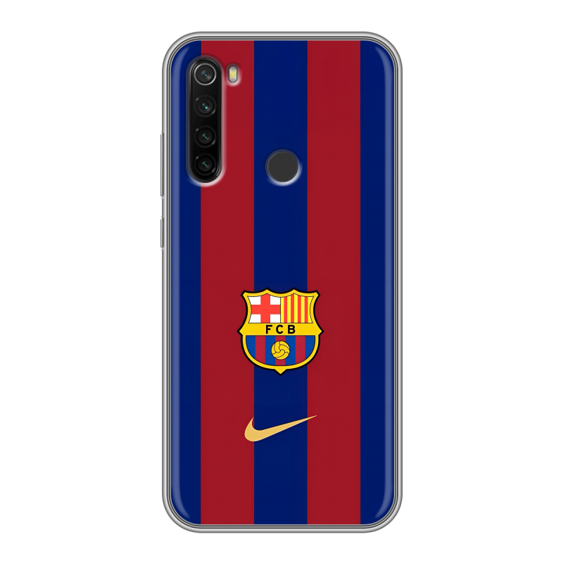 Силиконовый противоударный чехол на Xiaomi RedMi Note 8T с принтом Барселона Barcelona Силиконовый противоударный чехол на Xiaomi RedMi Note 8T с принтом Барселона Barcelona