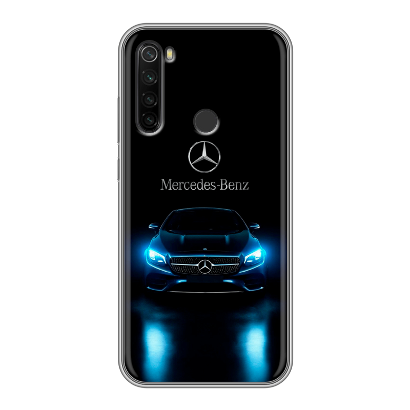 Силиконовый противоударный чехол на Xiaomi RedMi Note 8T с принтом Mercedes Мерседес Силиконовый противоударный чехол на Xiaomi RedMi Note 8T с принтом Mercedes Мерседес