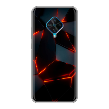 Силиконовый чехол на Vivo V17 с принтом Яркие абстракции Силиконовый чехол на Vivo V17 с принтом Яркие абстракции