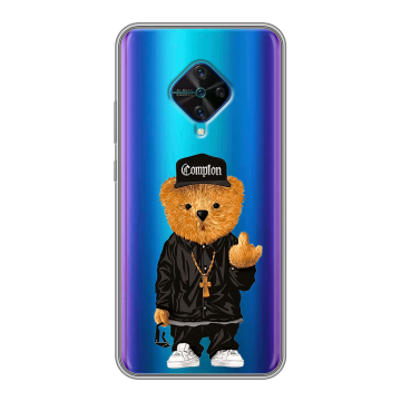 Силиконовый чехол на Vivo V17 с принтом Мишка Силиконовый чехол на Vivo V17 с принтом Мишка