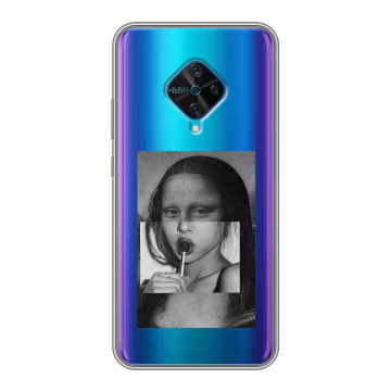 Силиконовый чехол на Vivo V17 с принтом Мона Лиза Силиконовый чехол на Vivo V17 с принтом Мона Лиза