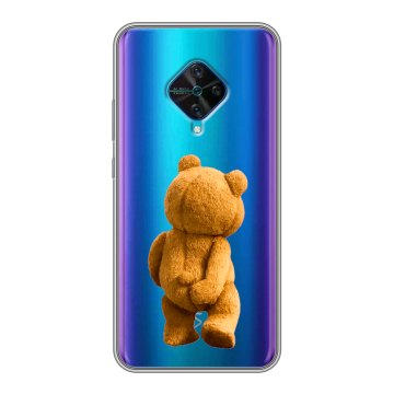 Силиконовый чехол на Vivo V17 с принтом Медведь Силиконовый чехол на Vivo V17 с принтом Медведь